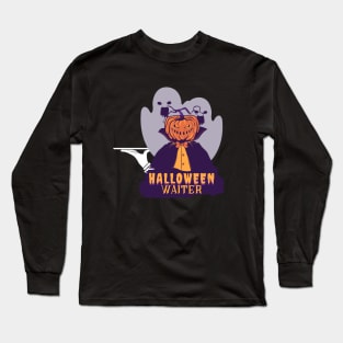 Spooky waiter Long Sleeve T-Shirt